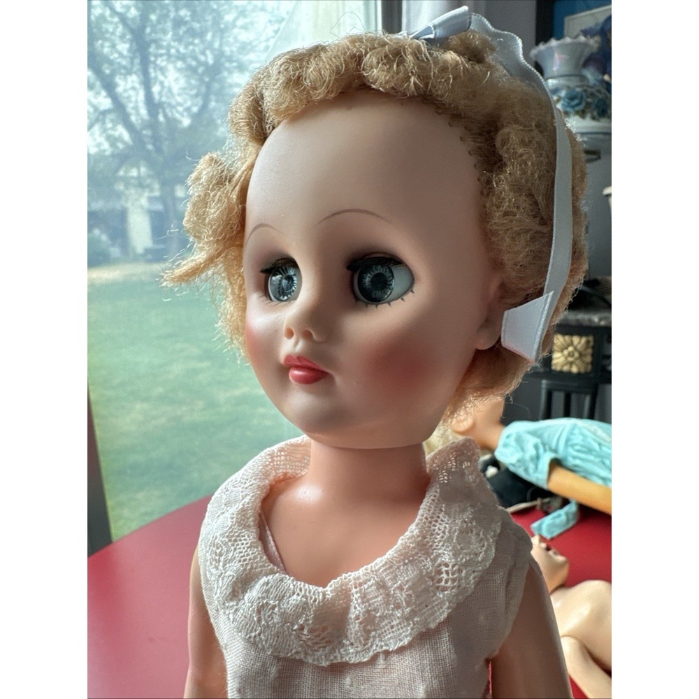 Vintage Doll 17" Rubber Face Plastic Body 1960s?